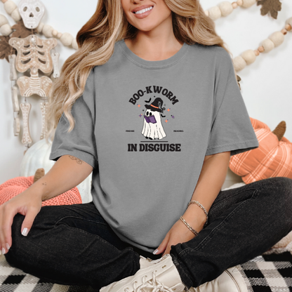 Boo-k Worm In Disguise Halloween T-shirt, Sweatshirt, Mug