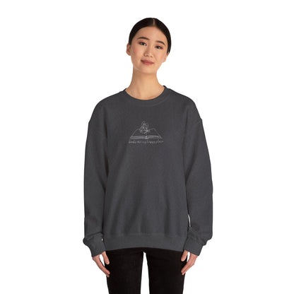 Books Are My Happy Place Crewneck Sweatshirt