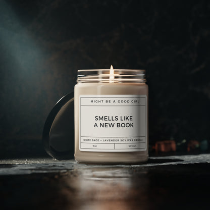 Smells Like A New Book Scented Candle