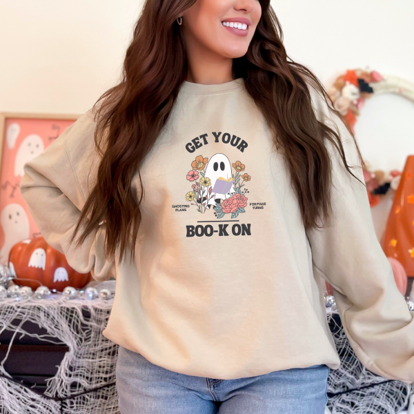 Get Your Boo-k On Halloween T-shirt, Sweatshirt, Mug