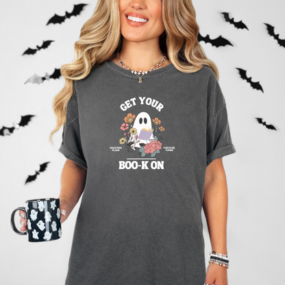 Get Your Boo-k On Halloween T-shirt, Sweatshirt, Mug