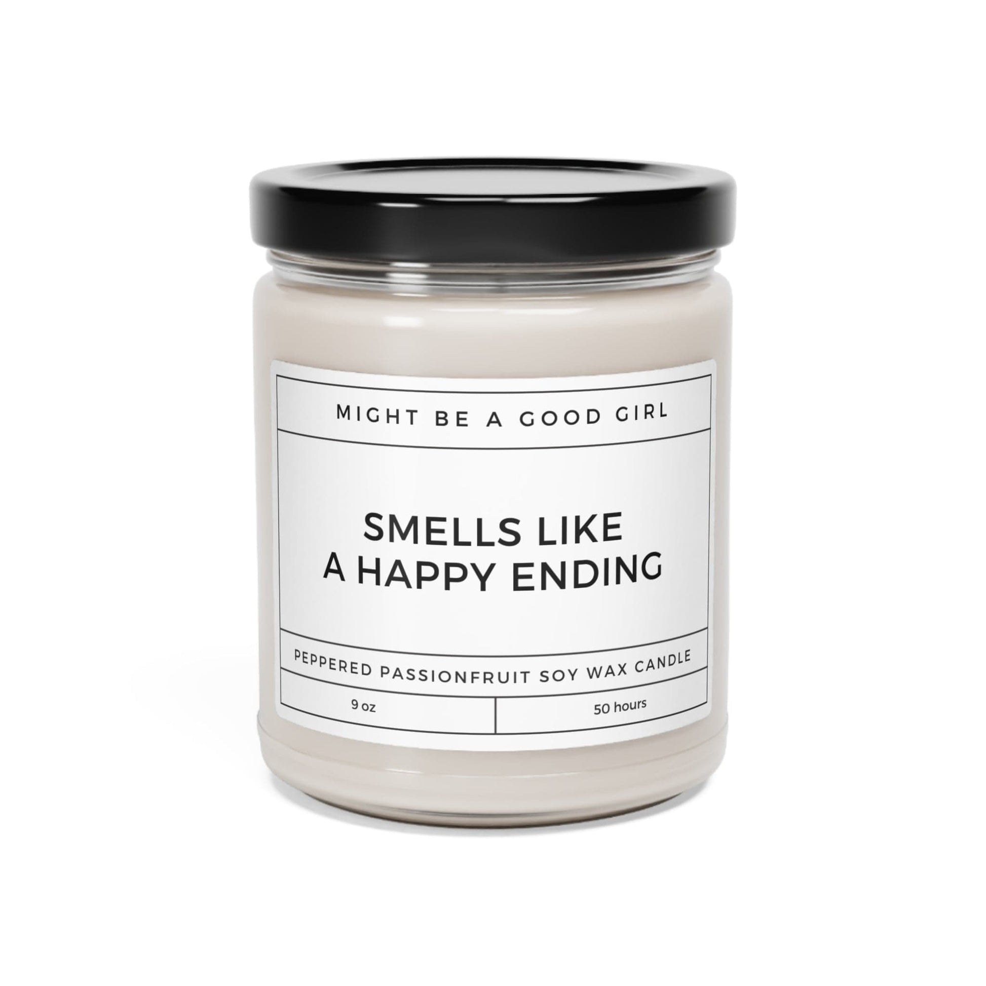 Printify Home Decor Peppered Passionfruit / 9oz Smells Like A Happy Ending Scented Candle