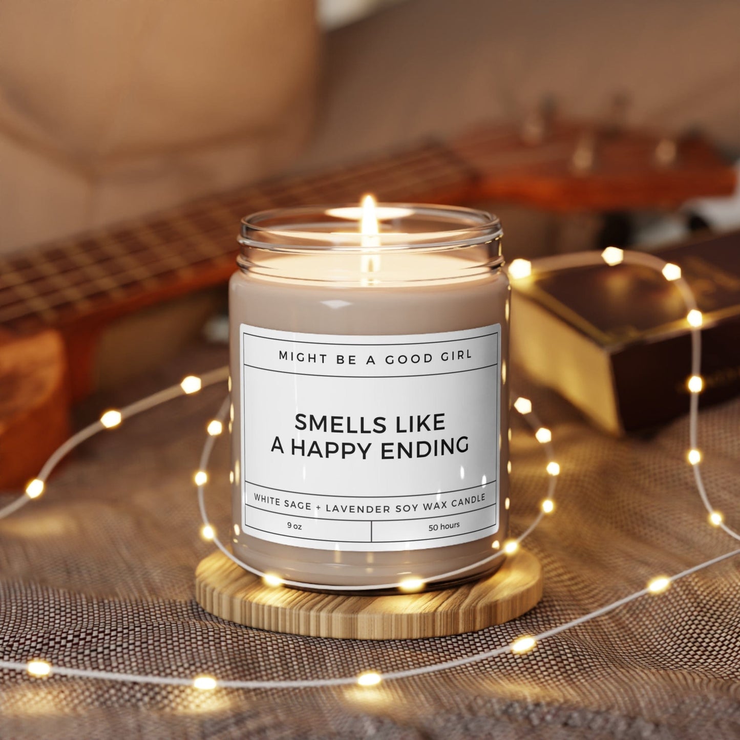 Printify Home Decor Smells Like A Happy Ending Scented Candle